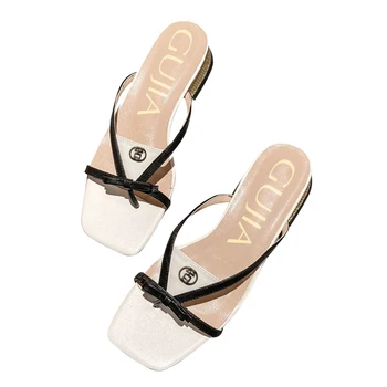 Italijos gujia gg 2021 m. vasarą želė batai, sandalai su individualizuotas kniedės rožinė šviesi lakinės odos patogus ne slydimo dizainas