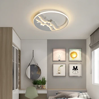 Karšto pardavimo balta/Juoda Modernios LED lubų šviesos gyvenimo kambario, miegamasis kambarys žibintai plafon led techo Lubų Lempa led lubų šviesos