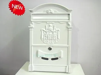Matinis baltas Europos pašto dėžutės pašto dėžutė Kaimiškas Pašto dėžutę Mados Derliaus Kibirą alavo Laikraščių dėžutės Po Letter Box aliuminis