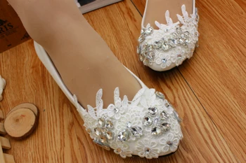 Dramblio kaulo vestuvės batus moteris HS017 nėriniai gėlės prabanga kristalų, cirkonio nuotakos bateliai lady moterų bridesmaid, vestuviniai bateliai