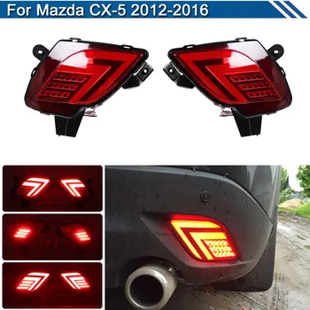 2vnt LED Galinio Bamperio Atšvaito Įspėjimo Lemputė Mazda CX-5 CX5 2012 m. 2013 m. m. m. 2016 Rūko žibintas Stabdžių Žibintas Posūkio Signalo Lemputė