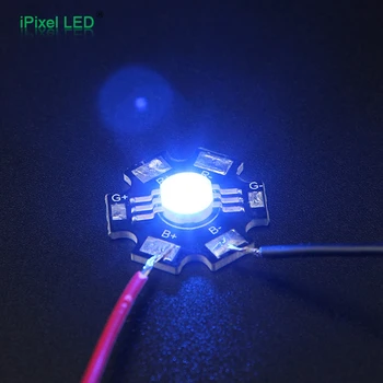 RGB 3W High Power LED Modulis 1LED/VNT
