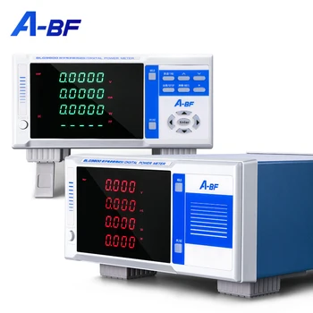 A-BF Didelio Tikslumo Galios Matuoklis Skaitmeninis Pažangiųjų Elektros Parametras Testeris AC DC 600V Analizatorius Dinamometro Signalizacijos