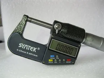 0-25mm Skaitmeninis Staliuko 0.001 mm Elektroninių Mikrometrai Suportas Matuoklis Matuoklis chromuotas Nerūdijantis Plienas Už Staliuko