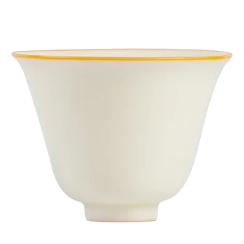 Ru Krosnies Dramblio Kaulo Balta Master Cup Ru Porceliano, Gali Atsidaryti Atskirą Puodelį Rankų Darbo Keramikos Vieno Arbatos Puodelio