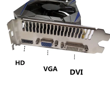 Kompiuterio Grafikos plokštė GTX550Ti 128bit 2Gb GDDR5 Nvidia PCI-Express 2.0 HDMI Suderinamų Žaidimų Vaizdo Kortos Su Dviguba Aušinimo Ventiliatorius